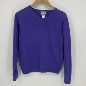Pendleton Purple Knit Sweater Pull Over Classic Size Small